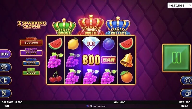 Kemenangan Permainan Dasar 3 Sparking Crowns