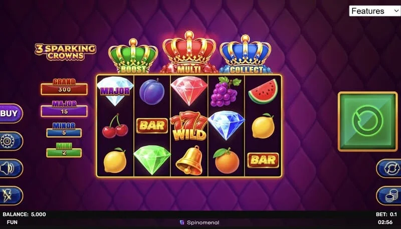 Layar Permainan 3 Sparking Crowns